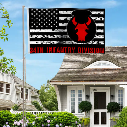 34th Infantry Division flag 3x5ft banner man cave