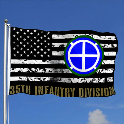 35th Infantry Division flag 3x5ft banner man cave