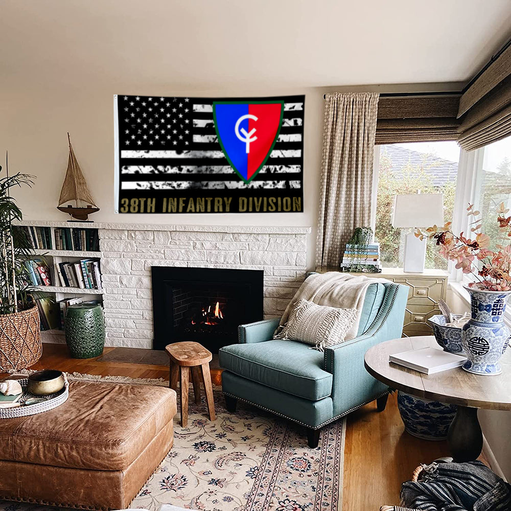 38th Infantry Division flag 3x5ft banner man cave