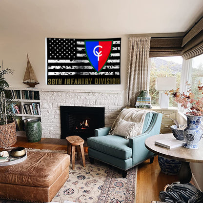 38th Infantry Division flag 3x5ft banner man cave
