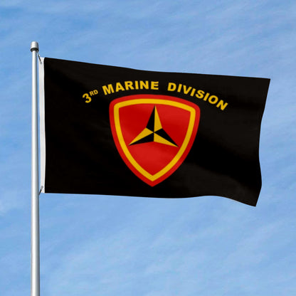 3rd Marine Division flag 3x5ft banner man cave
