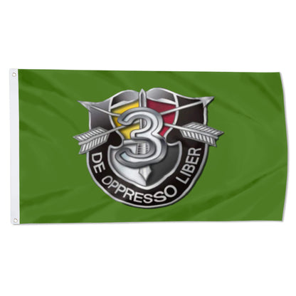 3rd Sfg Numeral Od Green flag 3x5ft banner man cave
