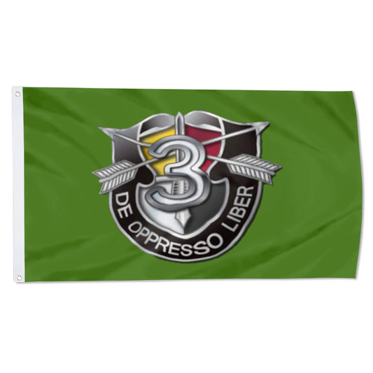 3rd Sfg Numeral Od Green flag 3x5ft banner man cave