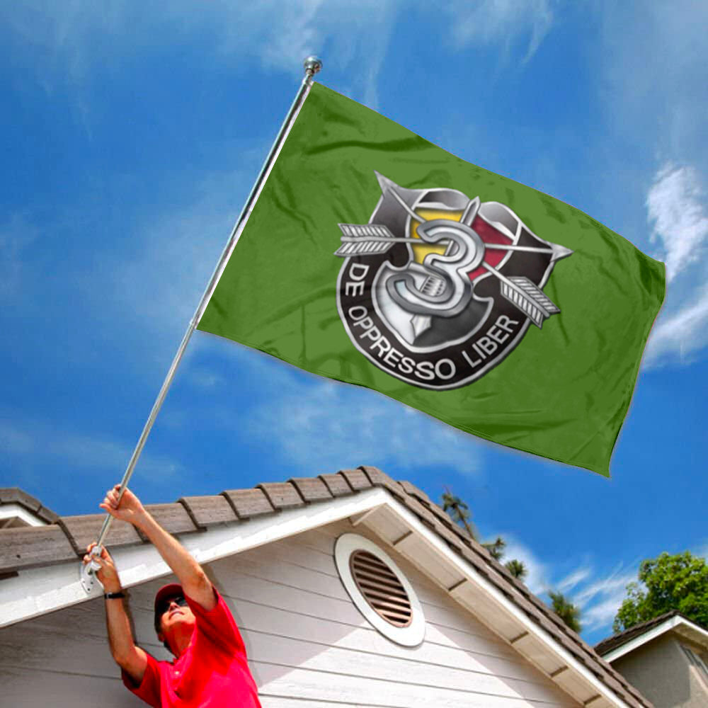 3rd Sfg Numeral Od Green flag 3x5ft banner man cave