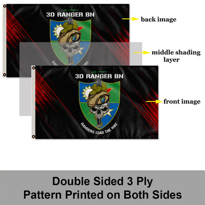 3rd Ranger Battalion Snake Eaters flag 3x5ft banner man cave