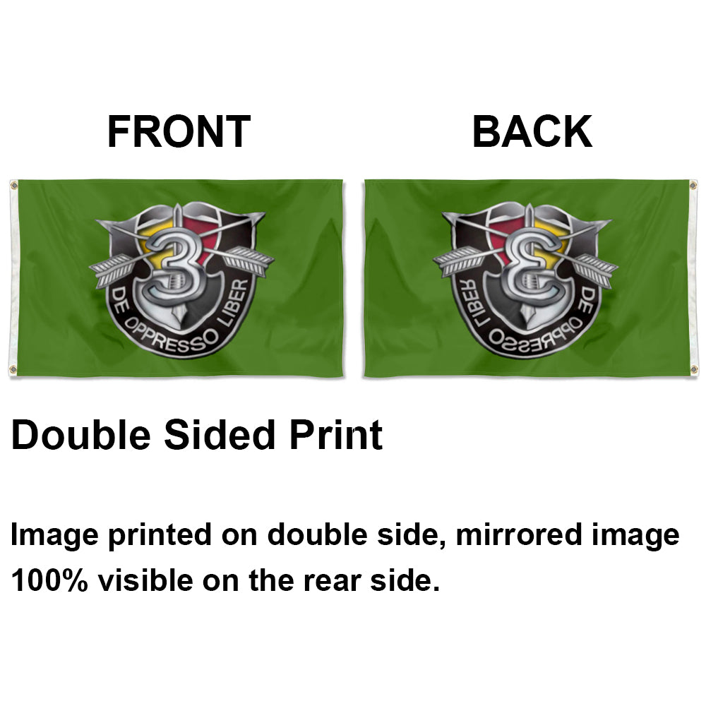 3rd Sfg Numeral Od Green flag 3x5ft banner man cave