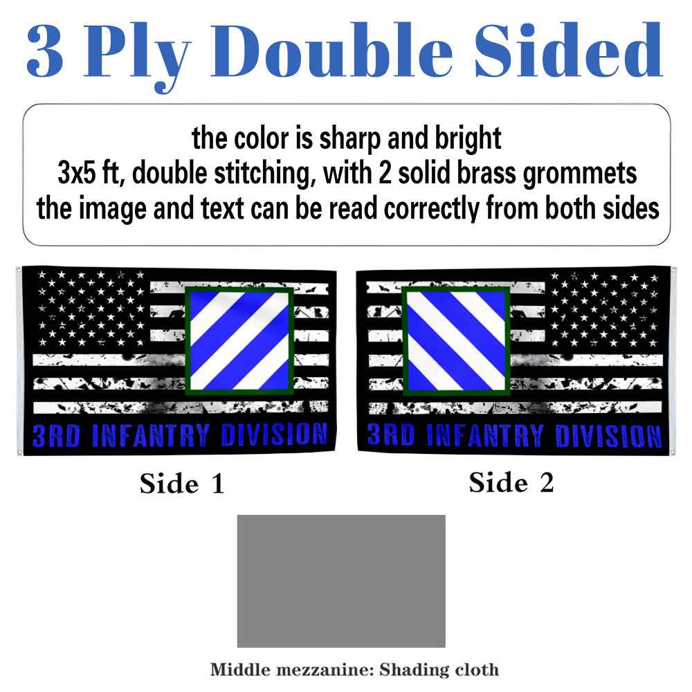 3rd Infantry Division flag 3x5ft banner man cave
