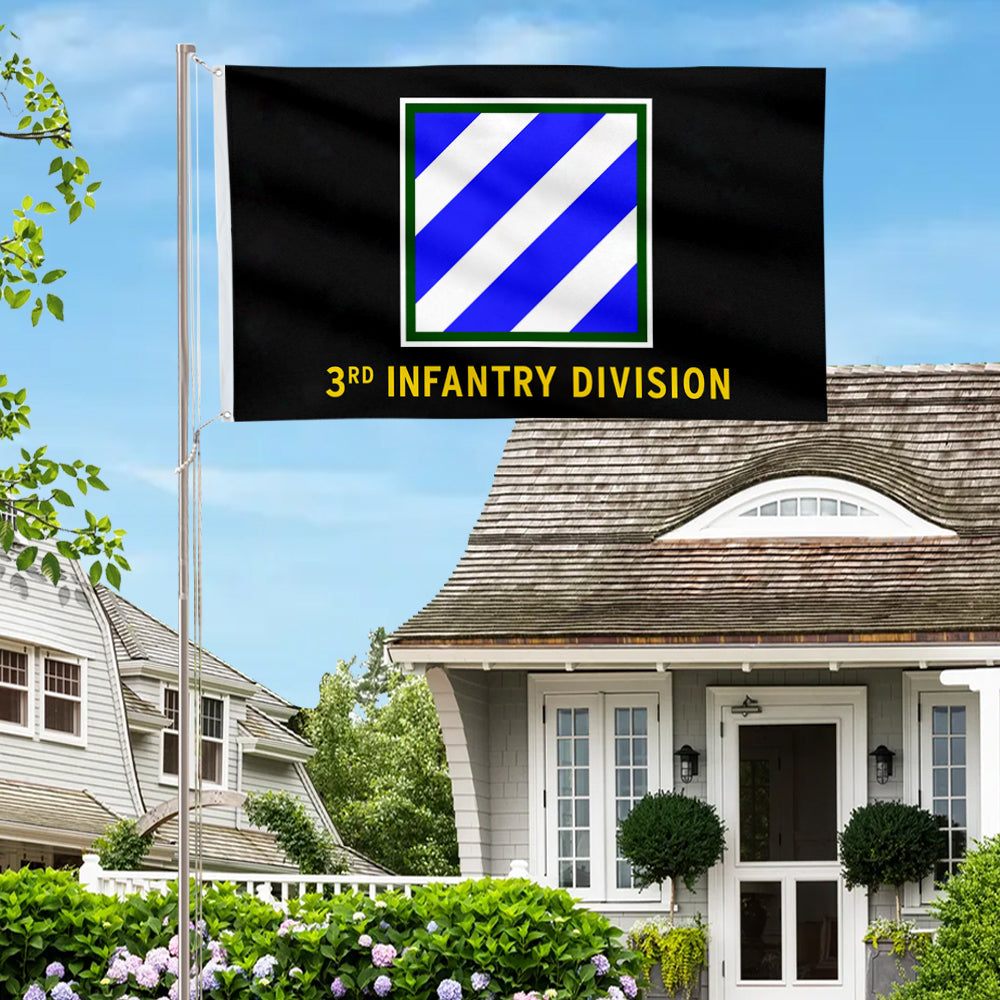 US 3rd Infantry Division flag 3x5ft banner man cave