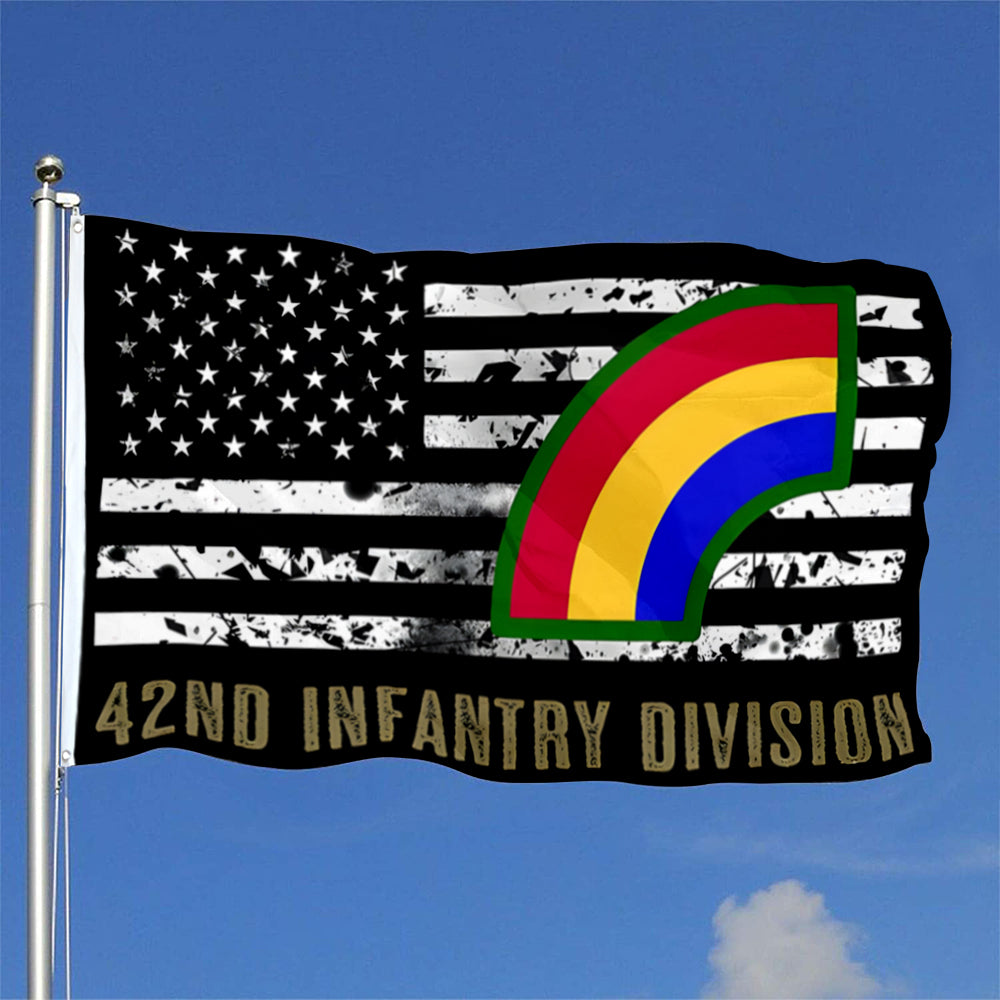 42nd Infantry Division flag 3x5ft banner man cave