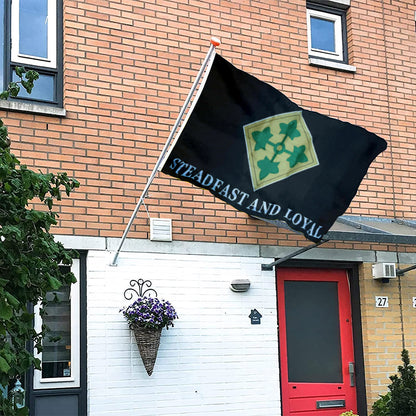 4th Infantry Division Steadfast And Loyal flag 3x5ft banner man cave