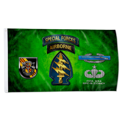 5TH SFG CIB GREEN flag 3x5ft banner man cave