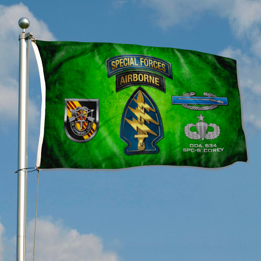 5TH SFG CIB GREEN flag 3x5ft banner man cave