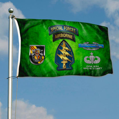 5TH SFG CIB GREEN flag 3x5ft banner man cave