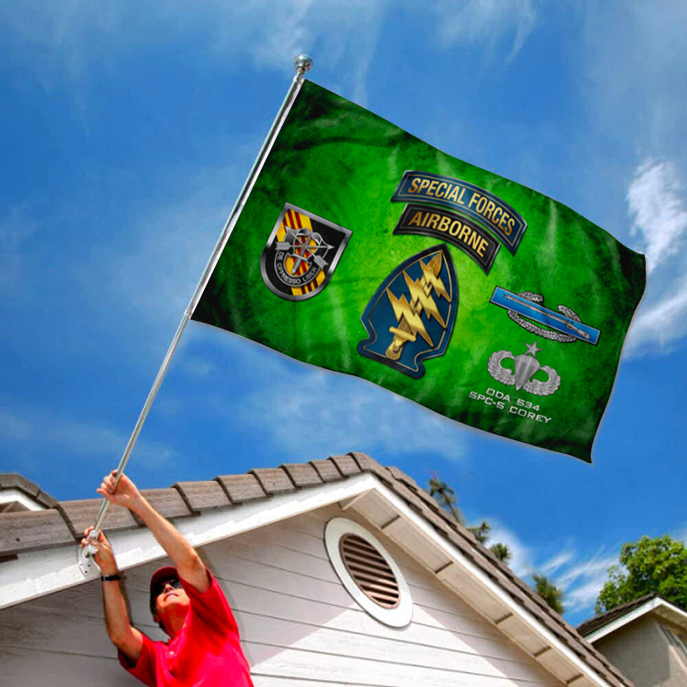 5TH SFG CIB GREEN flag 3x5ft banner man cave