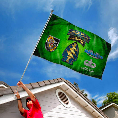 5TH SFG CIB GREEN flag 3x5ft banner man cave