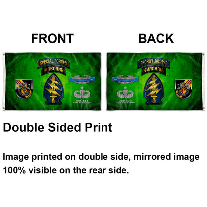 5TH SFG CIB GREEN flag 3x5ft banner man cave