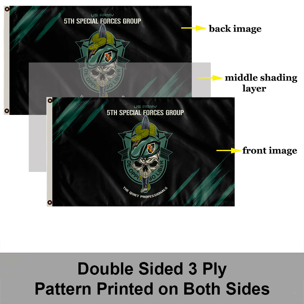 5th Special Forces Group Snake Eaters flag 3x5ft banner man cave