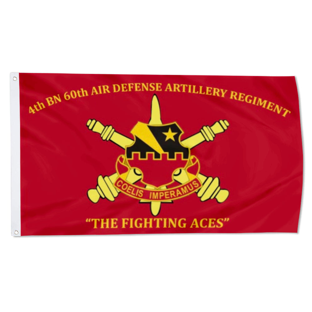 60th Air Defense Artillery flag 4th BN 60th ADA The Fighting Aces flags 3x5ft banner man cave