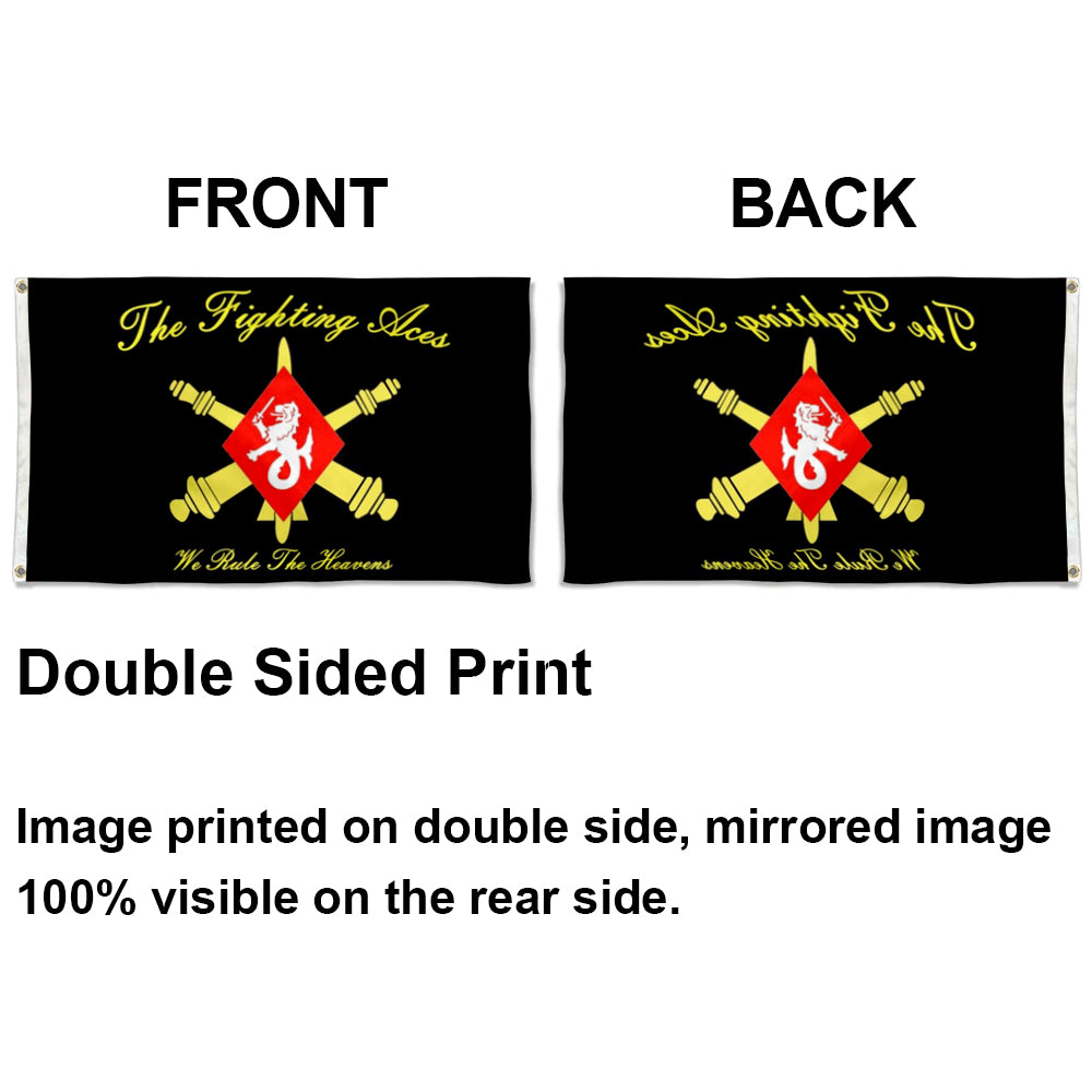 60th Air Defense Artillery flag The Fighting Aces flags 3x5ft banner man cave