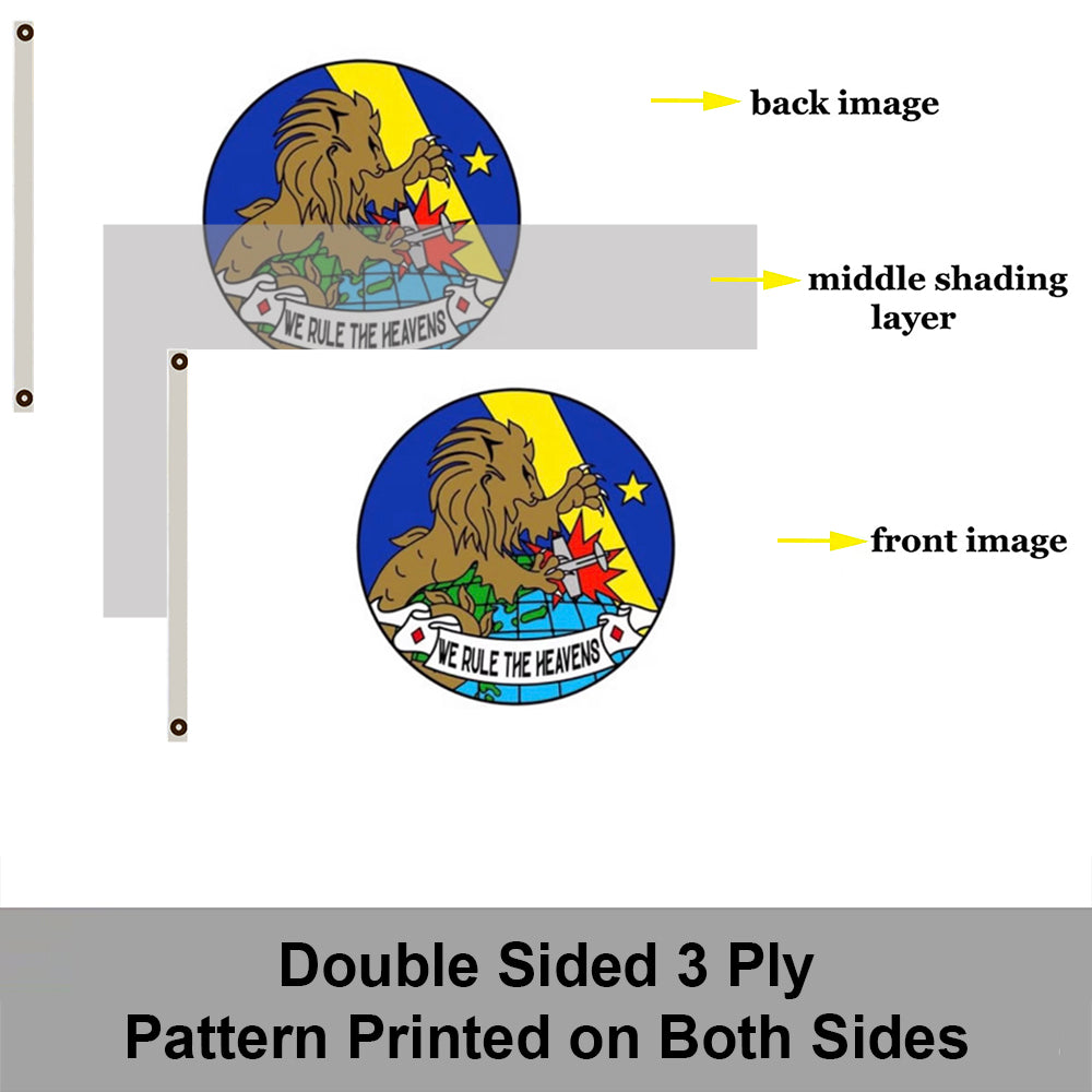 60th Air Defense Artillery flag We Rule The Heavens flags 3x5ft banner man cave