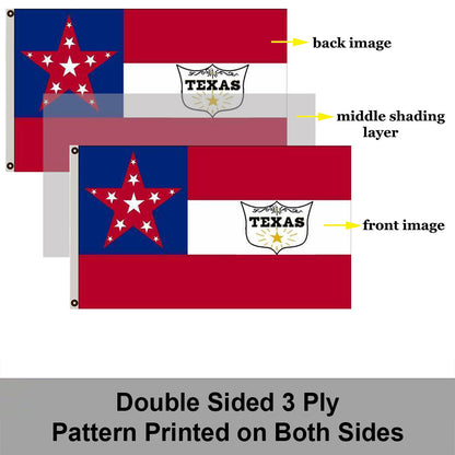 6th Texas Cavalry flag Civil War Battalion Regiment Gould Sixth TX flags 3x5ft banner man cave