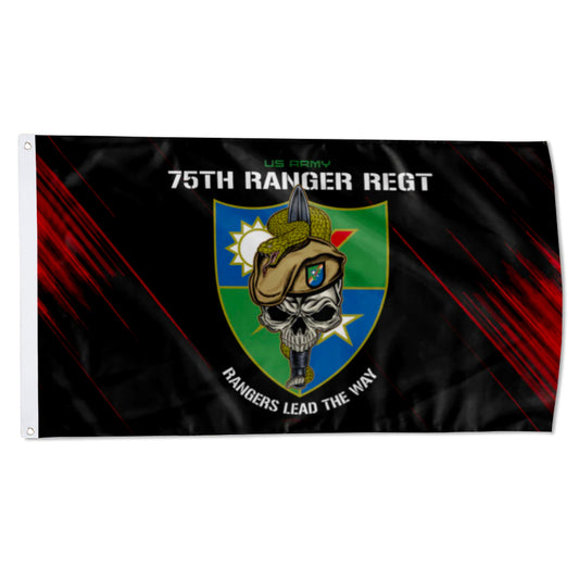 75TH RANGER REGIMENT SNAKE EATERS flag 3x5ft banner man cave