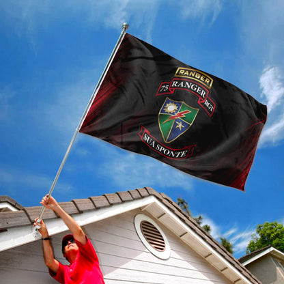 75th Ranger Regiment flag Tabbed Dui Sua Sponte flags 3x5ft banner man cave