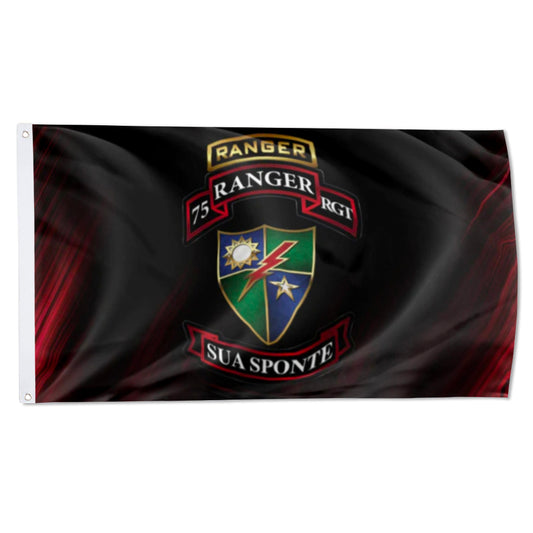 75th Ranger Regiment flag Tabbed Dui Sua Sponte flags 3x5ft banner man cave
