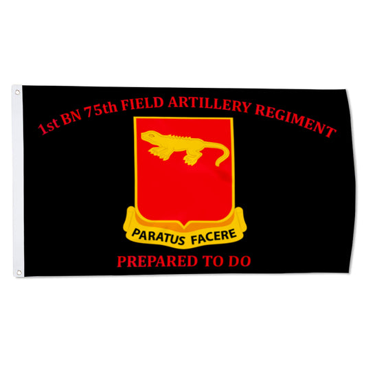 75th Field Artillery flag 1st BN 75th  FA Prepared To Do flags 3x5ft banner man cave