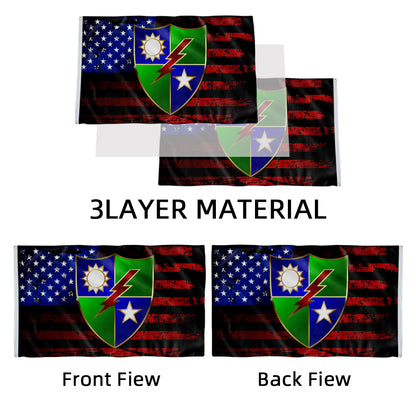 75th Ranger Regiment US flag 3x5ft banner man cave