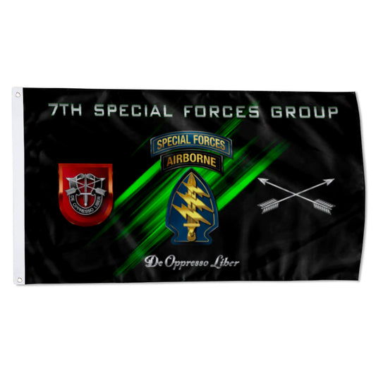 7th Special Forces Group Airborne flag De Oppresso Liber flags 3x5ft banner man cave