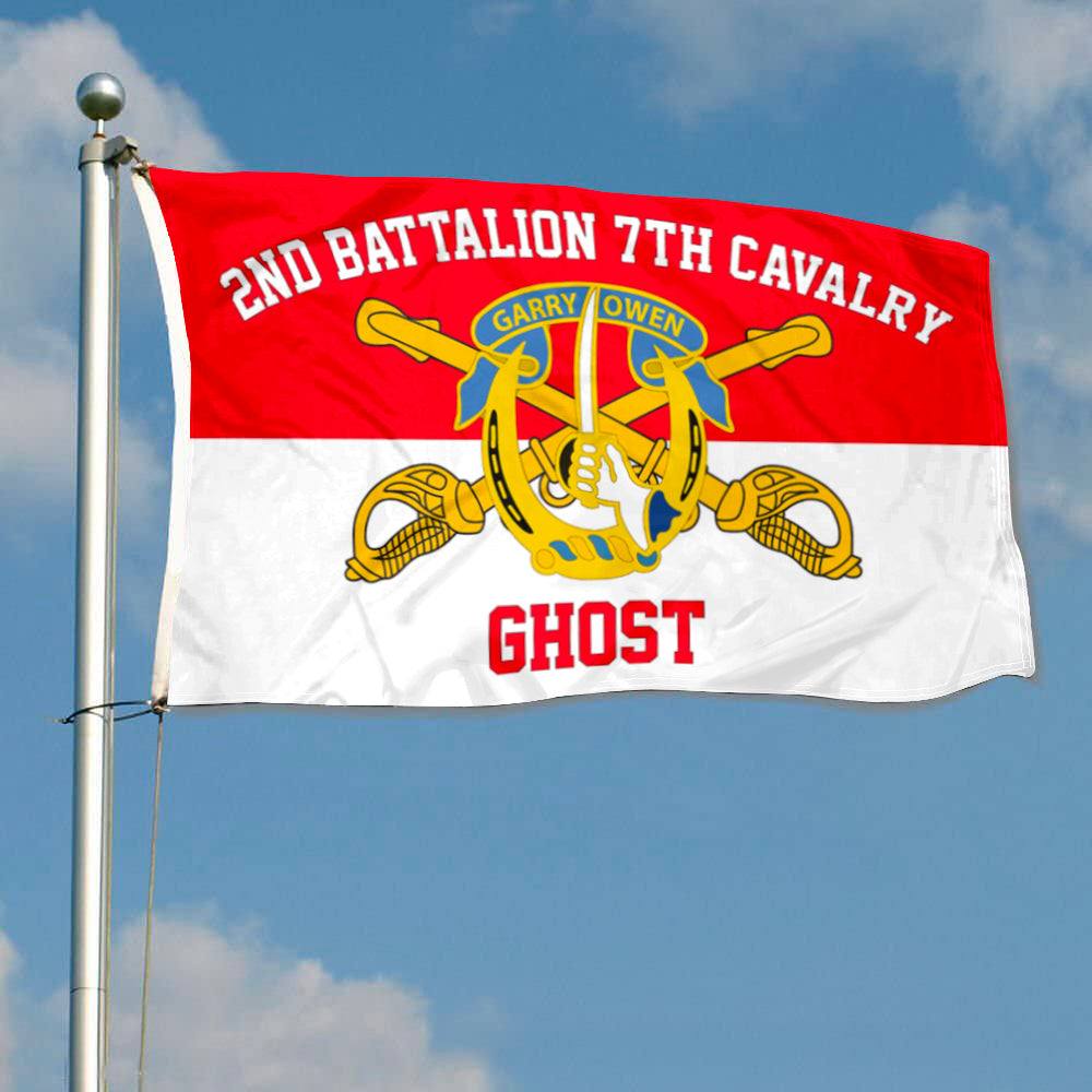 7th Cavalry flag 3x5ft banner man cave 2