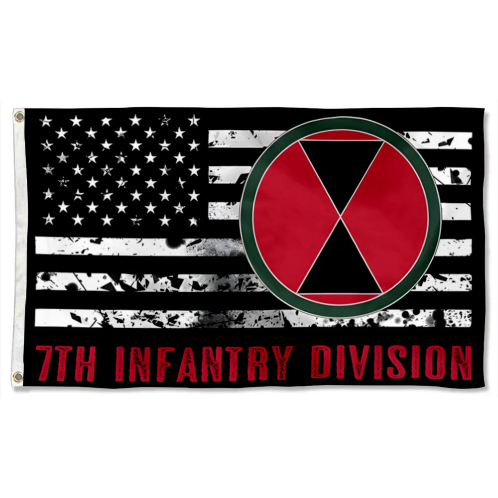 7th Infantry Division flag 3x5ft banner man cave