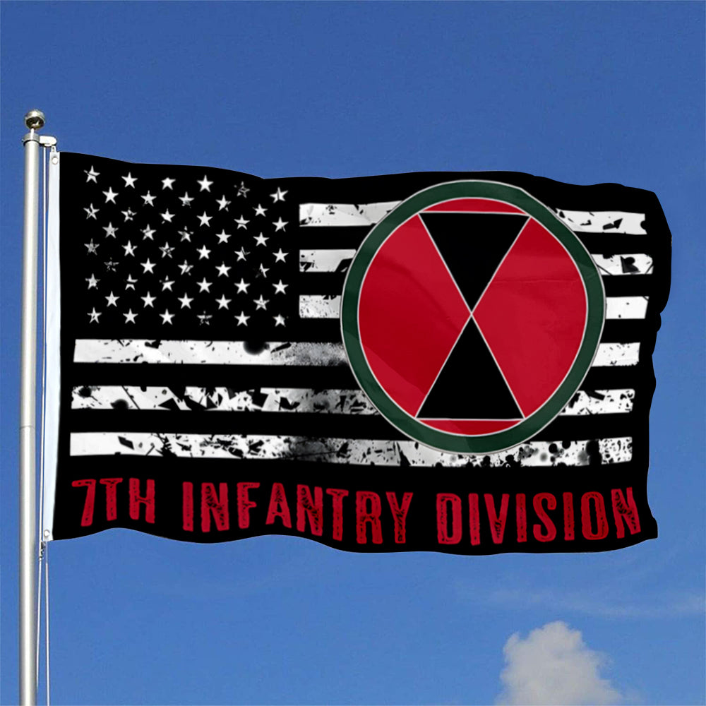 7th Infantry Division flag 3x5ft banner man cave