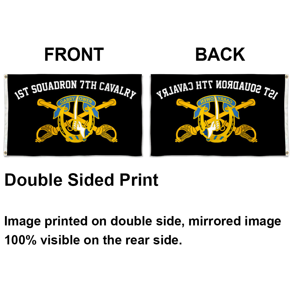 7th Cavalry 1st squadron flag 3x5ft banner man cave