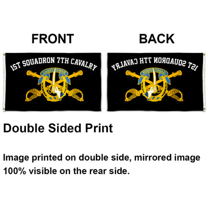 7th Cavalry 1st squadron flag 3x5ft banner man cave