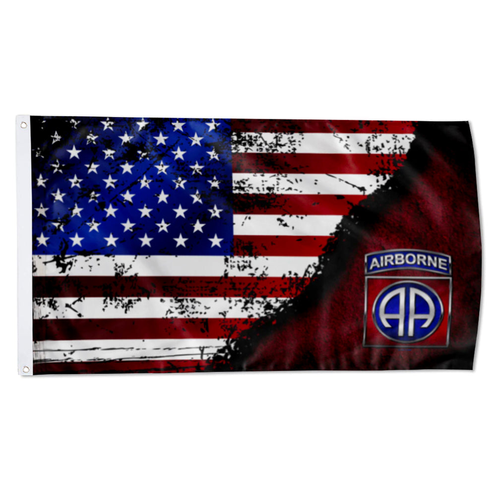 82ND AIRBORNE DIVISION STARS & STRIPES flag 3x5ft banner man cave