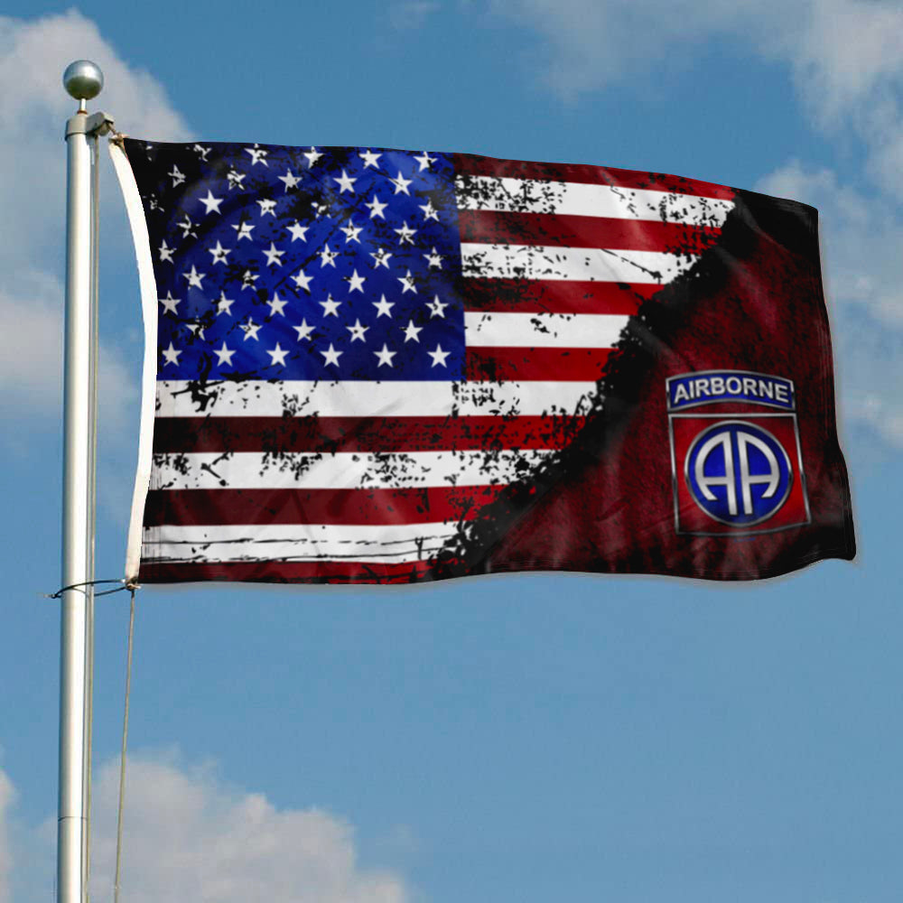 82ND AIRBORNE DIVISION STARS & STRIPES flag 3x5ft banner man cave