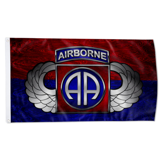 82ND AIRBORNE DIVISION VETERANS flag 3x5ft banner man cave