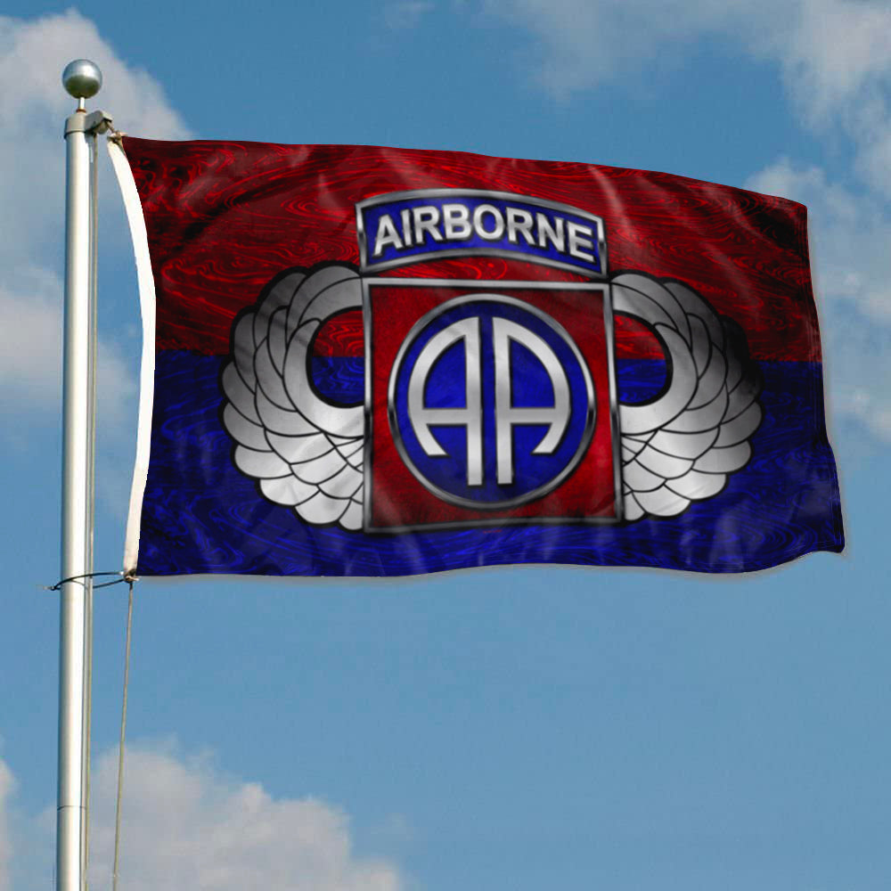 82ND AIRBORNE DIVISION VETERANS flag 3x5ft banner man cave
