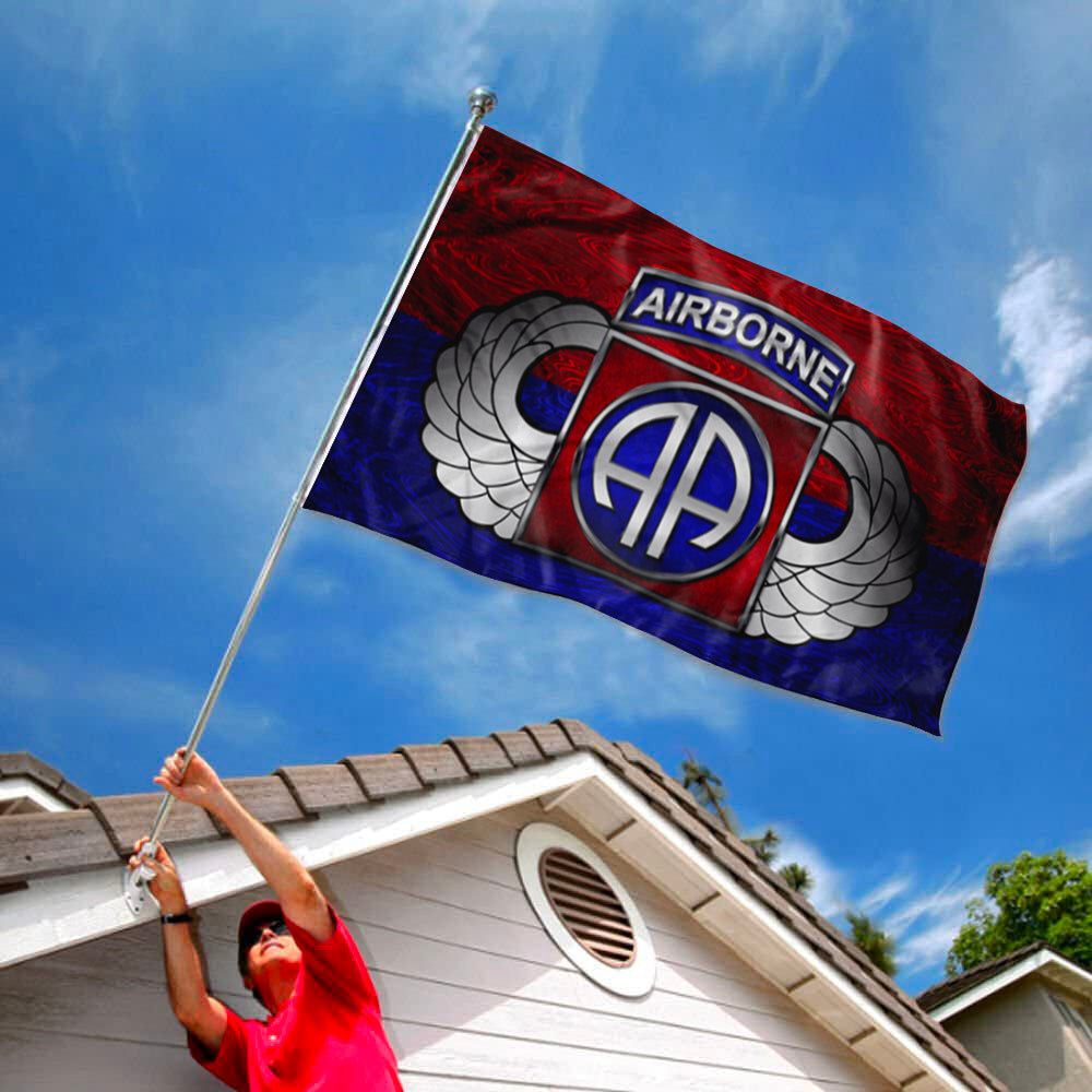 82ND AIRBORNE DIVISION VETERANS flag 3x5ft banner man cave