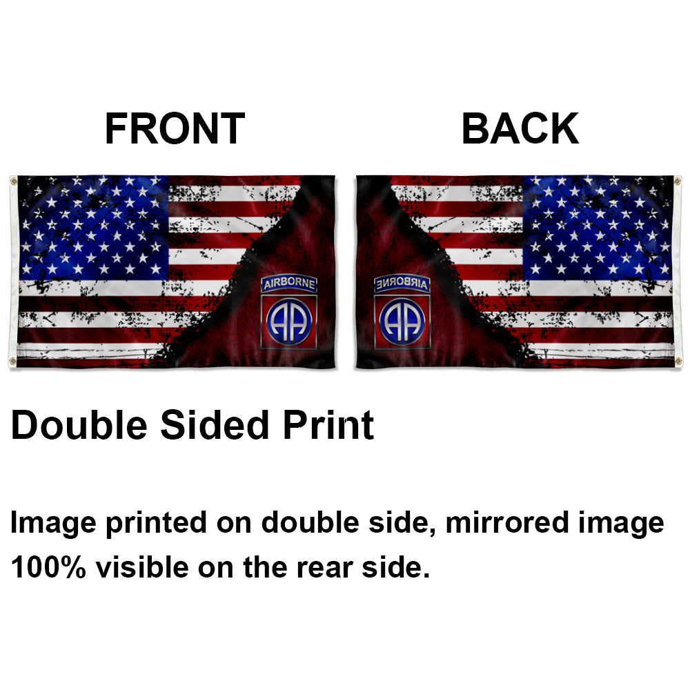 82ND AIRBORNE DIVISION STARS & STRIPES flag 3x5ft banner man cave