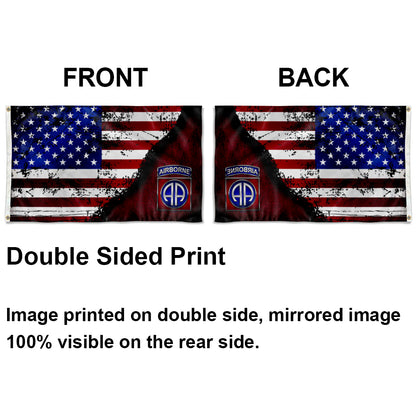 82ND AIRBORNE DIVISION STARS & STRIPES flag 3x5ft banner man cave