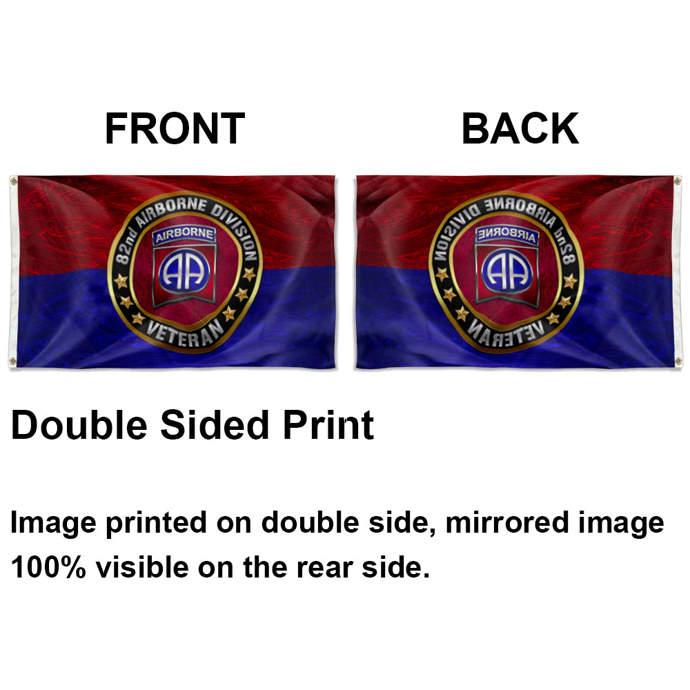 82nd Airborne Division Veterans flag 3x5ft banner man cave 2