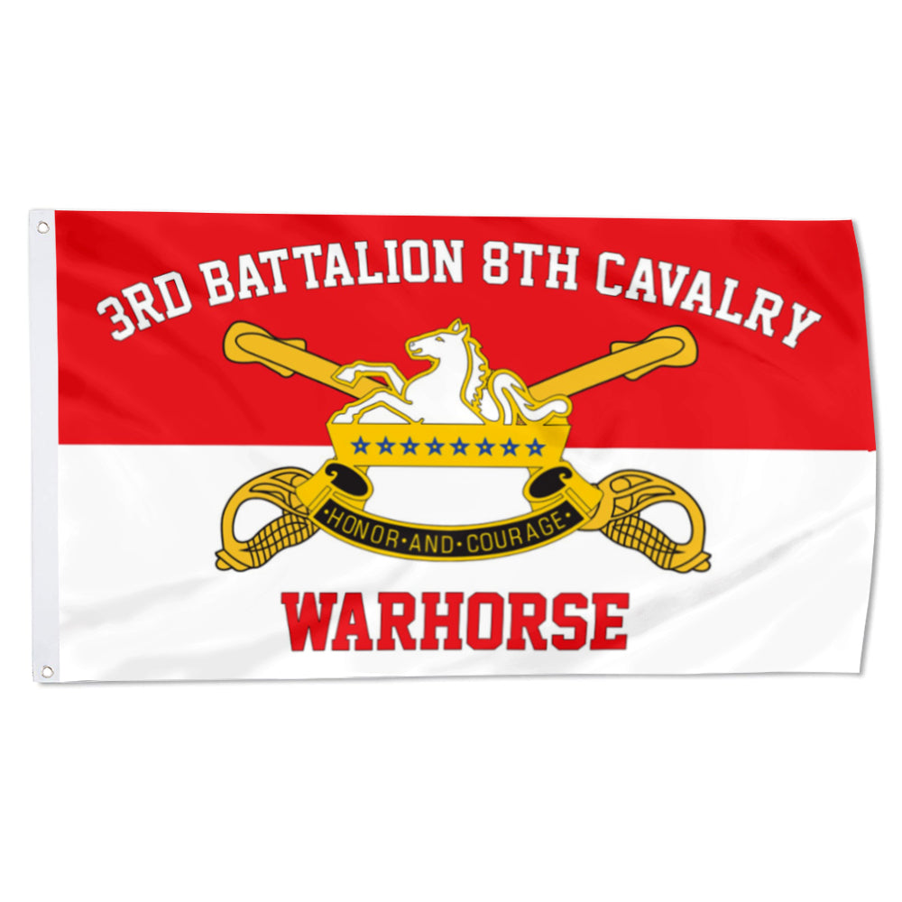 8th Cavalry flag 3rd Battallon flags 3x5ft banner man cave