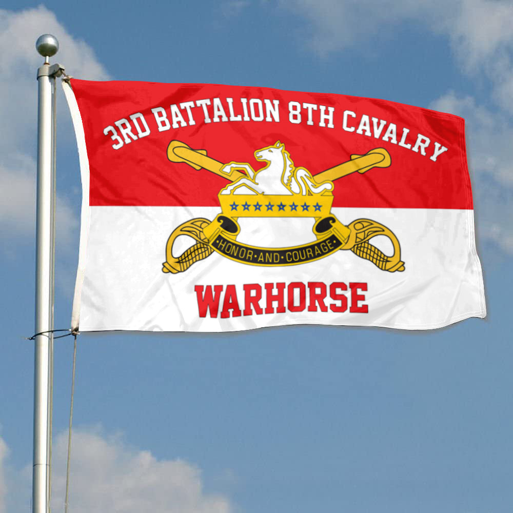 8th Cavalry flag 3rd Battallon flags 3x5ft banner man cave
