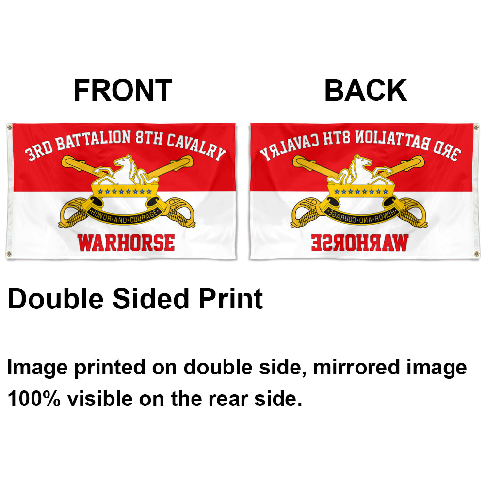 8th Cavalry flag 3rd Battallon flags 3x5ft banner man cave