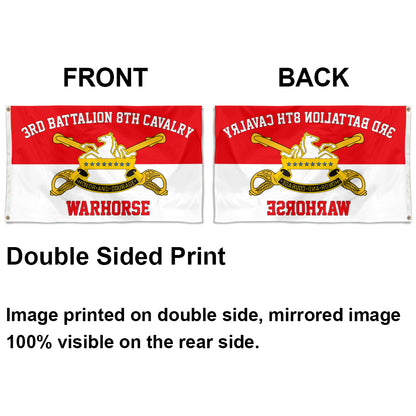 8th Cavalry flag 3rd Battallon flags 3x5ft banner man cave