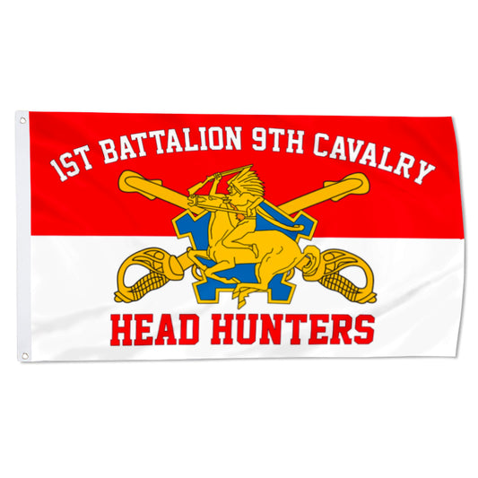 1st Battallon 9th Cavalry flag 3x5ft banner man cave