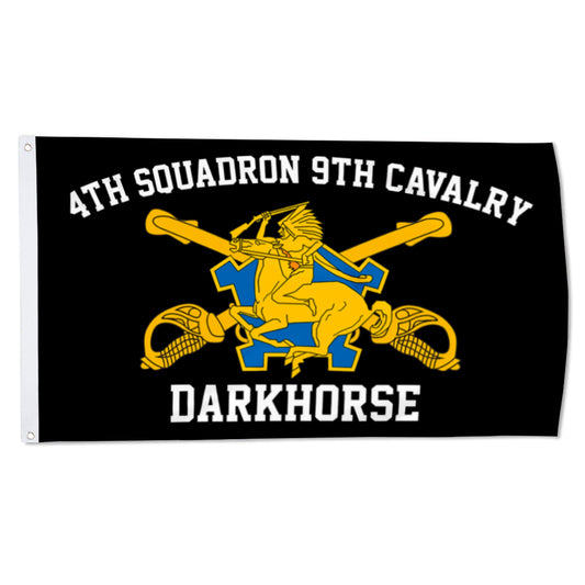 4th Squadron 9th Cavalry flag 3x5ft banner man cave